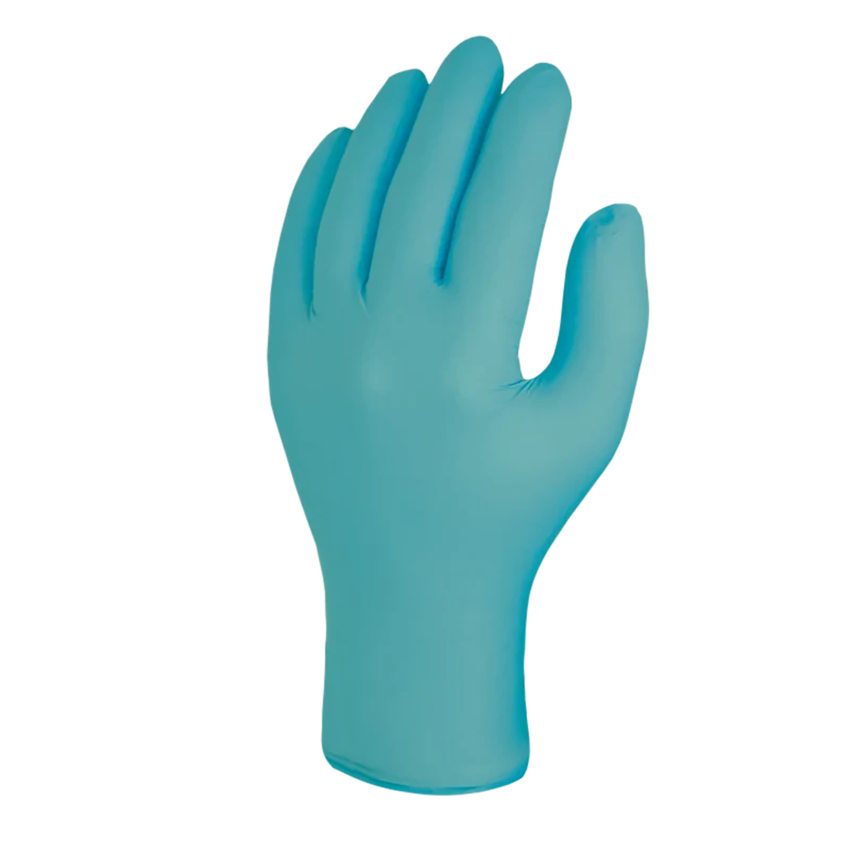 UX209 Nitrile, Powder-Free, Medical-Grade, Teal, 2-Mil, Textured Fingertips, 9-Inch Disposable Examination Gloves